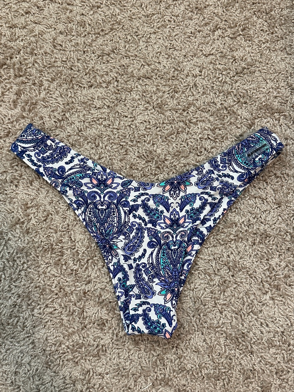 Blackbough swim Blue Paisley Bikini Bottom